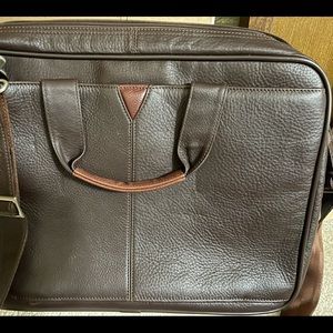 Men’s leather briefcase